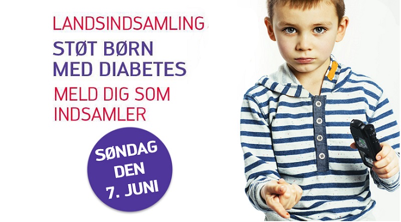 Landsindsamling Støt børn med diabetes I samarbejde med foreninger og skoler