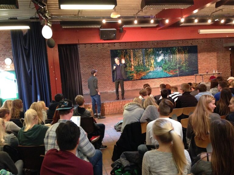 Knud Romer på Solrød Gymnasium