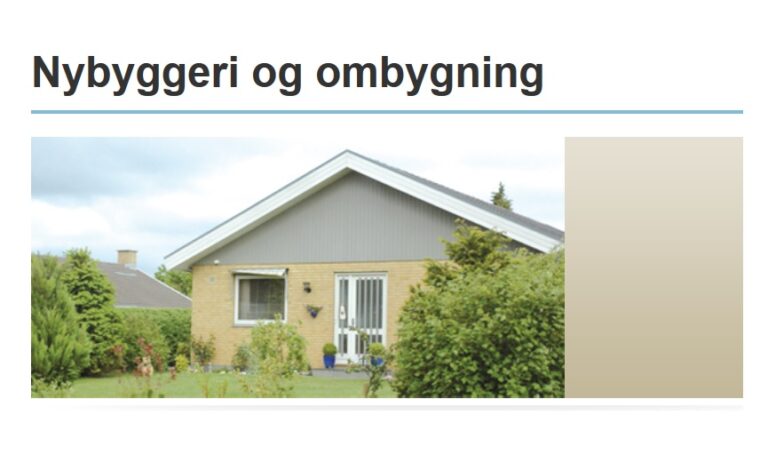 Ansøgninger om byggetilladelse skal nu ske digitalt