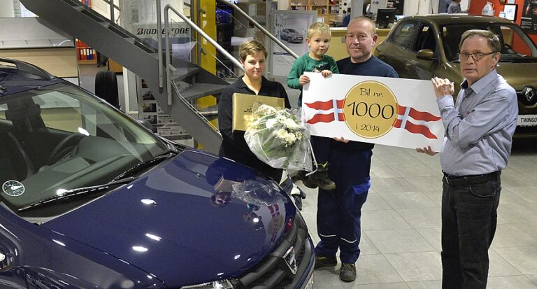 Bil nr. 1000 fra Bilgo i 2014