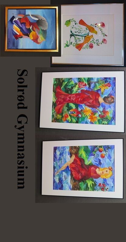 Udstilling af Mette Hansgaard på Solrød Gymnasium