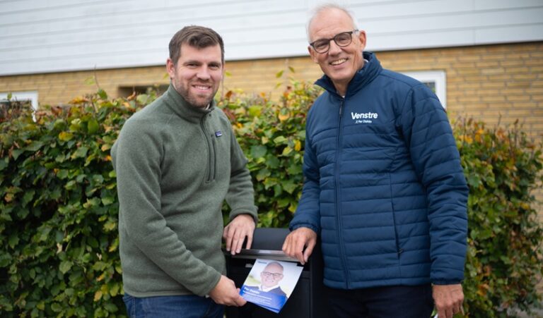 Nu følger far i sønnens fodspor