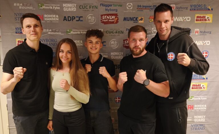 Tre sejre til Sydkysten Kickboxing ved Senshi Fight Night
